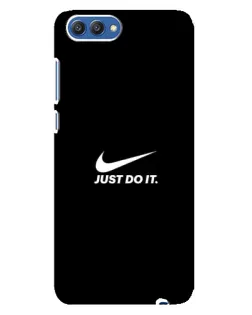 Чехол для Huawei Honor 10 (COL-AL00) с картинкой «Минимализм от Nike»