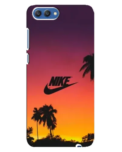 Чехол для Huawei Honor 10 (COL-AL00) с картинкой «Nike на закате солнца»