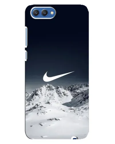 Чехол для Huawei Honor 10 (COL-AL00) с картинкой «Nike — зимние горы»