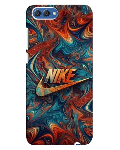 Чехол для Huawei Honor 10 (COL-AL00) с картинкой «Nike в абстракции»
