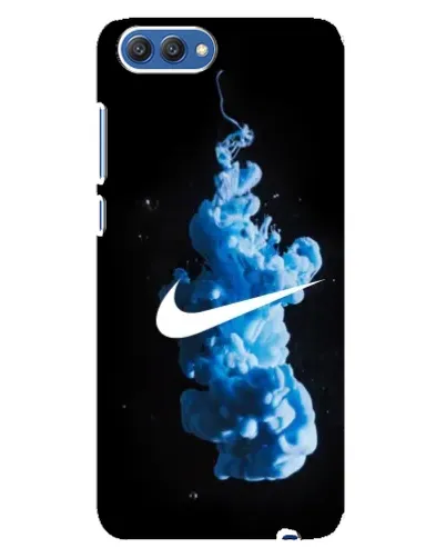 Чехол для Huawei Honor 10 (COL-AL00) с картинкой «Nike и синий дым»