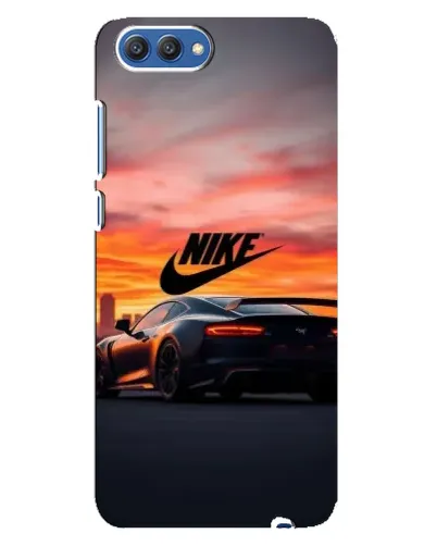 Чехол для Huawei Honor 10 (COL-AL00) с картинкой «Nike и суперкар»