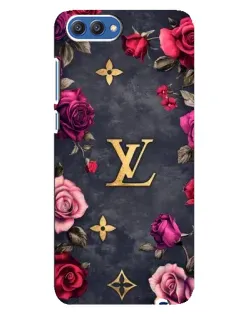 Чехол для Huawei Honor 10 (COL-AL00) с картинкой «Цветочный Louis Vuitton»