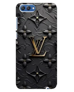 Чехол для Huawei Honor 10 (COL-AL00) с картинкой «Кожаная текстура LV»