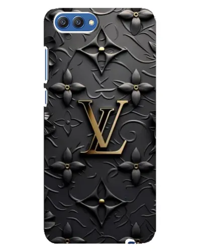 Чехол для Huawei Honor 10 (COL-AL00) с картинкой «Кожаная текстура LV»