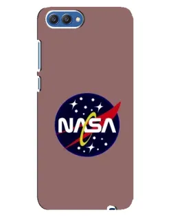 Чехол для Huawei Honor 10 (COL-AL00) с картинкой «NASA — ретро космос»