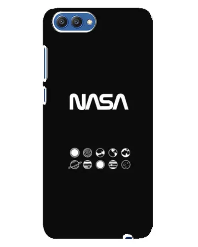 Чехол для Huawei Honor 10 (COL-AL00) с картинкой «NASA — технический принт» Чехол для Huawei Honor 10 (COL-AL00) с картинкой «NASA — технический принт»