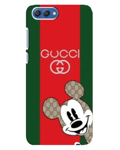 Чехол для Huawei Honor 10 (COL-AL00) с картинкой «Gucci — полосы и Микки»