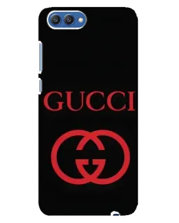 Чехол для Huawei Honor 10 (COL-AL00) с картинкой «Gucci — красный логотип»