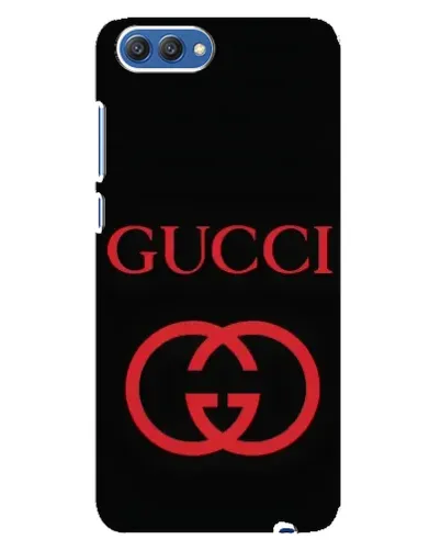 Чехол для Huawei Honor 10 (COL-AL00) с картинкой «Gucci — красный логотип»