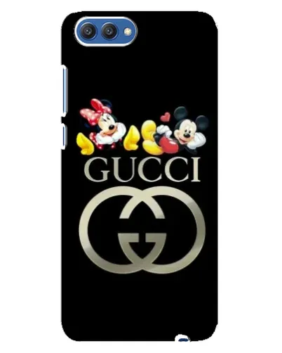 Чехол для Huawei Honor 10 (COL-AL00) с картинкой «Gucci — герои Disney»
