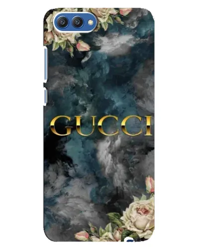 Чехол для Huawei Honor 10 (COL-AL00) с картинкой «Абстрактные цветы Gucci»