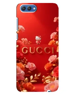 Чехол для Huawei Honor 10 (COL-AL00) с картинкой «Gucci — золотой сад»
