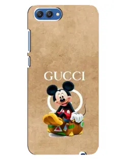Чехол для Huawei Honor 10 (COL-AL00) с картинкой «Микки Маус Gucci — крафт»