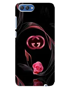 Чехол для Huawei Honor 10 (COL-AL00) с картинкой «Gucci — неоновая роза»