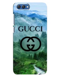 Чехол для Huawei Honor 10 (COL-AL00) с картинкой «Gucci — горный пейзаж»