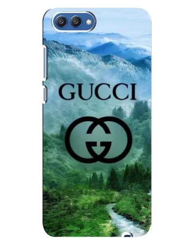 Чехол для Huawei Honor 10 (COL-AL00) с картинкой «Gucci — горный пейзаж»