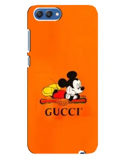 Чехол для Huawei Honor 10 (COL-AL00) с картинкой «Микки Маус Gucci — оранж» Чехол для Huawei Honor 10 (COL-AL00) с картинкой «Микки Маус Gucci — оранж»