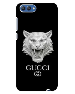 Чехол для Huawei Honor 10 (COL-AL00) с картинкой «Gucci — серебряный лев» Чехол для Huawei Honor 10 (COL-AL00) с картинкой «Gucci — серебряный лев»