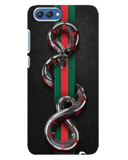 Чехол для Huawei Honor 10 (COL-AL00) с картинкой «Gucci — змея на полосе» Чехол для Huawei Honor 10 (COL-AL00) с картинкой «Gucci — змея на полосе»