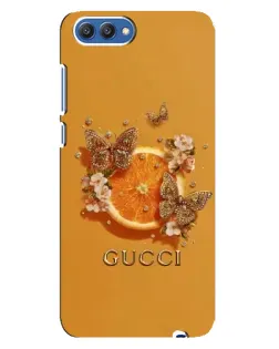 Чехол для Huawei Honor 10 (COL-AL00) с картинкой «Gucci — золотые бабочки» Чехол для Huawei Honor 10 (COL-AL00) с картинкой «Gucci — золотые бабочки»