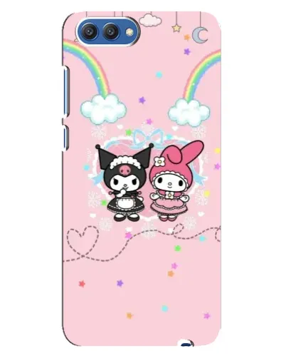 Чехол для Huawei Honor 10 (COL-AL00) с картинкой «My Melody и Kuromi»