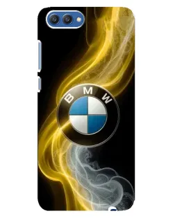 Чехол для Huawei Honor 10 (COL-AL00) с картинкой «Золотистый дым BMW» Чехол для Huawei Honor 10 (COL-AL00) с картинкой «Золотистый дым BMW»