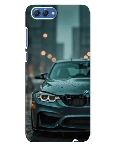 Чехол для Huawei Honor 10 (COL-AL00) с картинкой «BMW в огнях города»