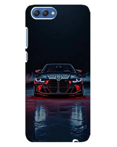 Чехол для Huawei Honor 10 (COL-AL00) с картинкой «BMW на мокрой дороге»