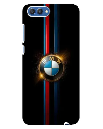 Чехол для Huawei Honor 10 (COL-AL00) с картинкой «BMW M-Power неон»