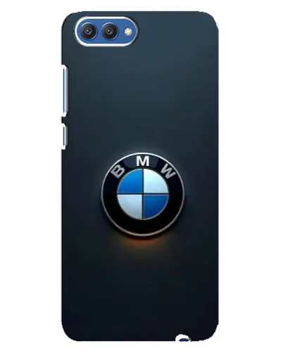 Чехол для Huawei Honor 10 (COL-AL00) с картинкой «Логотип BMW — минимализм»