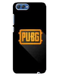 Чехол для Huawei Honor 10 (COL-AL00) с картинкой «PUBG — рамка лого»