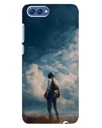 Чехол для Huawei Honor 10 (COL-AL00) с картинкой «Герой PUBG на скале» Чехол для Huawei Honor 10 (COL-AL00) с картинкой «Герой PUBG на скале»