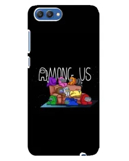 Чохол для Huawei Honor 10 (COL-AL00) з картинкою «Логотип Among Us»