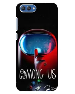 Чохол для Huawei Honor 10 (COL-AL00) з картинкою «Червоний імпостер — макро» Чохол для Huawei Honor 10 (COL-AL00) з картинкою «Червоний імпостер — макро»