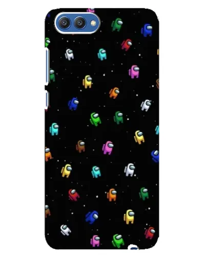Чехол для Huawei Honor 10 (COL-AL00) с картинкой «Экипаж Among Us»