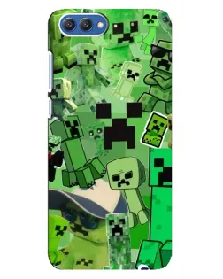 Чохол для Huawei Honor 10 (COL-AL00) з картинкою «Кріпери Minecraft» Чохол для Huawei Honor 10 (COL-AL00) з картинкою «Кріпери Minecraft»