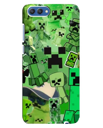 Чохол для Huawei Honor 10 (COL-AL00) з картинкою «Кріпери Minecraft» Чохол для Huawei Honor 10 (COL-AL00) з картинкою «Кріпери Minecraft»