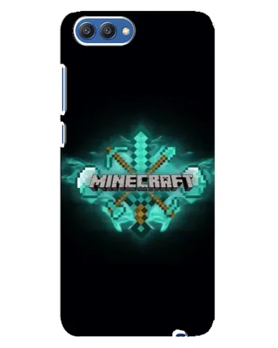 Чохол для Huawei Honor 10 (COL-AL00) з картинкою «Minecraft Diamond лого» Чохол для Huawei Honor 10 (COL-AL00) з картинкою «Minecraft Diamond лого»