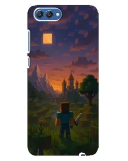 Чохол для Huawei Honor 10 (COL-AL00) з картинкою «Стів біля вежі»