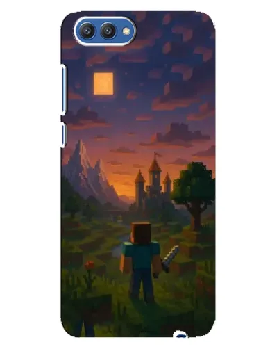 Чохол для Huawei Honor 10 (COL-AL00) з картинкою «Стів біля вежі» Чохол для Huawei Honor 10 (COL-AL00) з картинкою «Стів біля вежі»