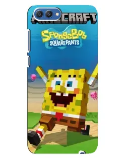 Чохол для Huawei Honor 10 (COL-AL00) з картинкою «Губка Боб Minecraft» Чохол для Huawei Honor 10 (COL-AL00) з картинкою «Губка Боб Minecraft»