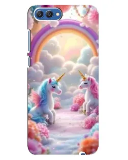 Чехол для Huawei Honor 10 (COL-AL00) с картинкой «Радуга и единороги» Чехол для Huawei Honor 10 (COL-AL00) с картинкой «Радуга и единороги»