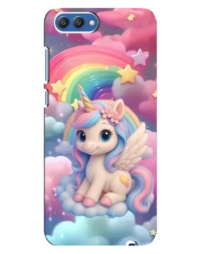 Чехол для Huawei Honor 10 (COL-AL00) с картинкой «Маленький единорог»