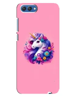 Чехол для Huawei Honor 10 (COL-AL00) с картинкой «Сказочный единорог»