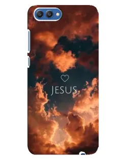Чехол для Huawei Honor 10 (COL-AL00) с картинкой «Сияние Имени Jesus»