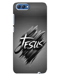 Чехол для Huawei Honor 10 (COL-AL00) с картинкой «Надпись Jesus Graffiti»