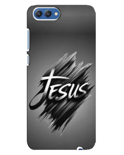 Чехол для Huawei Honor 10 (COL-AL00) с картинкой «Надпись Jesus Graffiti»