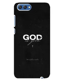 Чехол для Huawei Honor 10 (COL-AL00) с картинкой «GOD — Бог над всем»