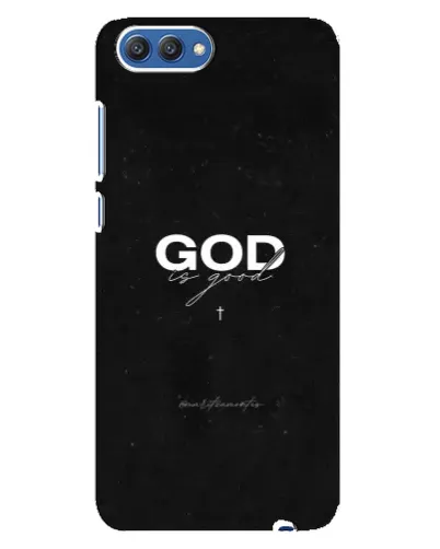 Чехол для Huawei Honor 10 (COL-AL00) с картинкой «GOD — Бог над всем»